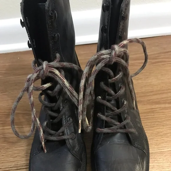 Zara distressed combat boot - Picture 8 of 9